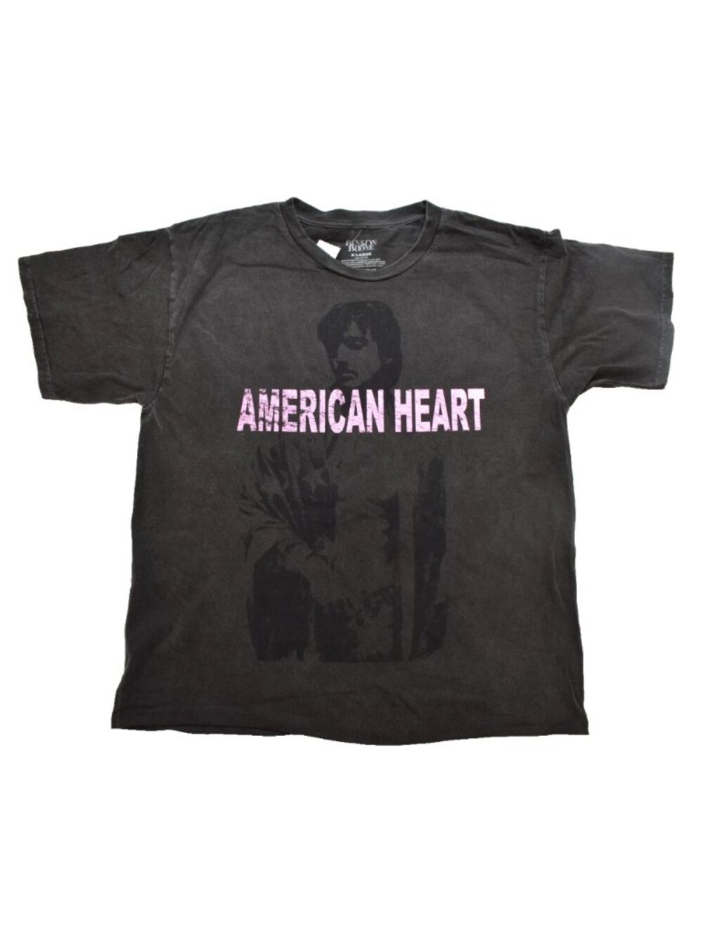Benson Boone Womens American Heart Tour Date Back Pigment Black Shirt New XL